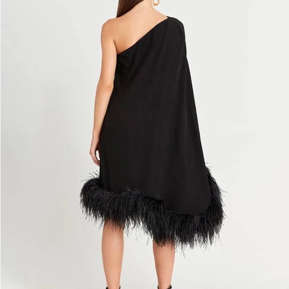 NWT CULT GAIA BLACK MYRTLE DRESS SIZE XL - Picture 3 of 10